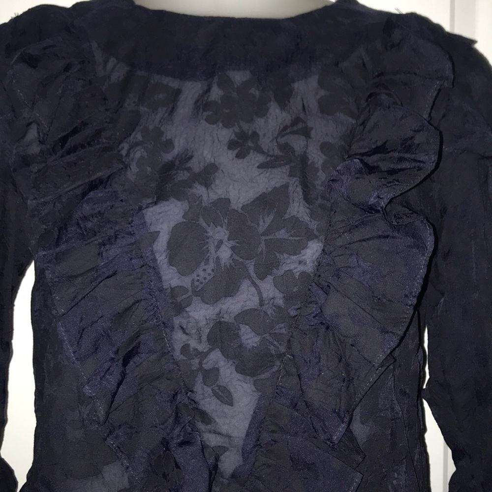 Floral Ruffled Blouse